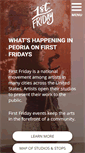 Mobile Screenshot of peoriafirstfriday.com